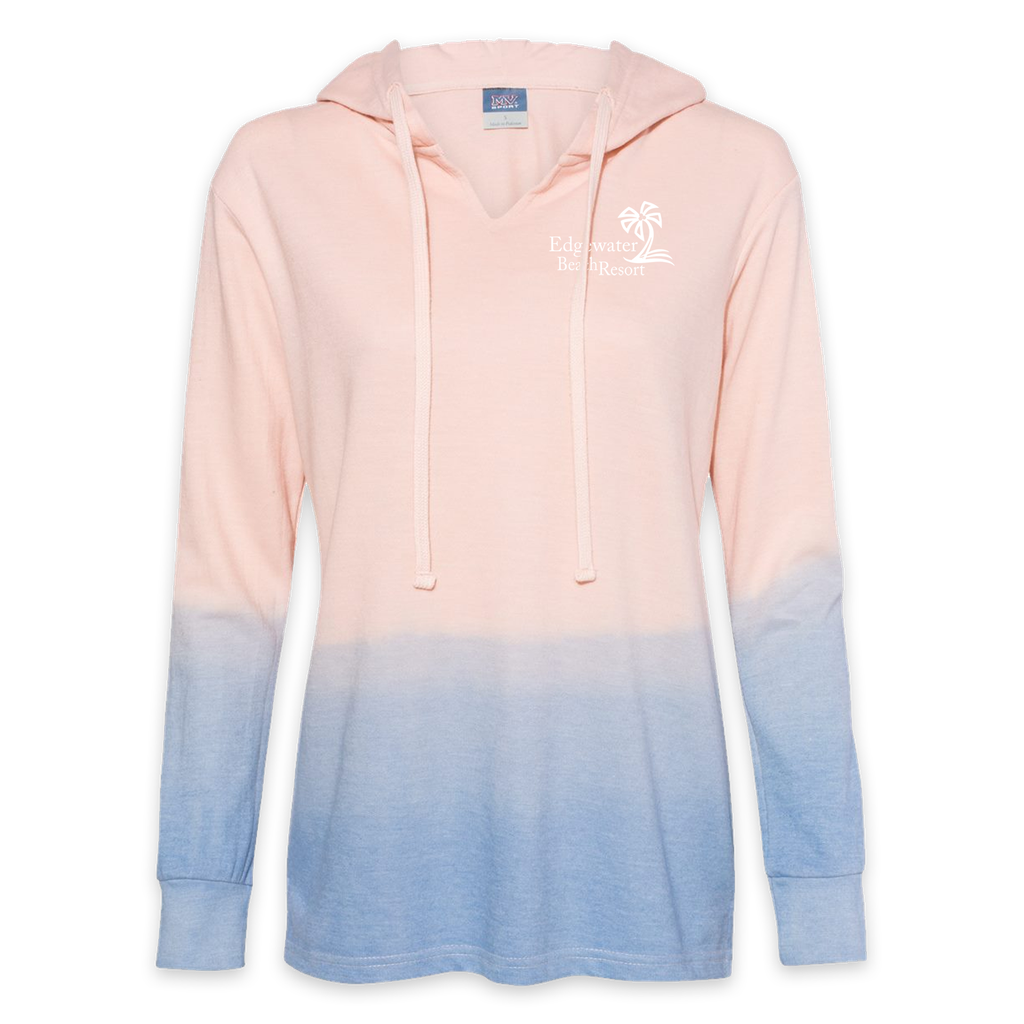 Edgewater Women's French Terry Ombre Hooded Sweatshirt  